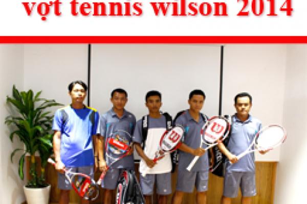 Tài trợ vợt tennis wilson cho các huấn luận viên ngày 20/05/2014