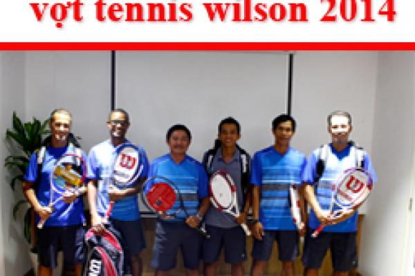 Chương trình tài trợ vợt tennis wilson cho các huấn luận viên ngày 23/05/2014