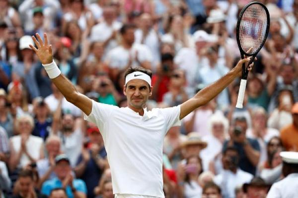 Federer vượt qua Dimitrov, vào tứ kết Wimbledon